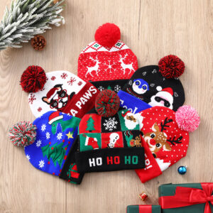 Christmas Theme LED Beanies