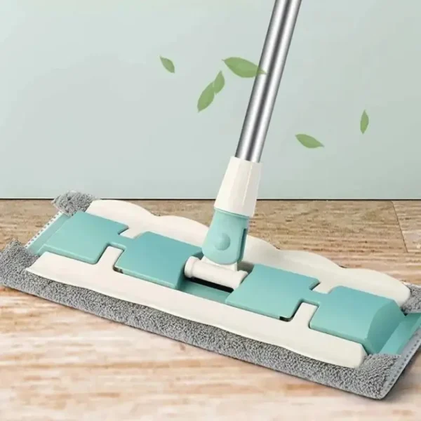 Flat Mope With Reusable Washable Mop Cloths - Image 4