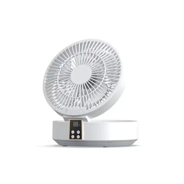 Foldable Wall-Mounted Fan with Night Light - Image 5