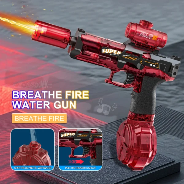 LED Electric Water Gun – Large Capacity Automatic Spray Blaster - Image 4