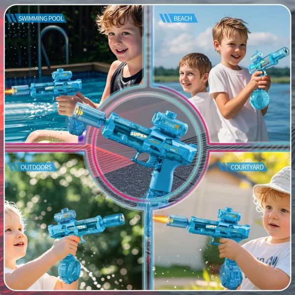 LED Electric Water Gun – Large Capacity Automatic Spray Blaster - Image 5