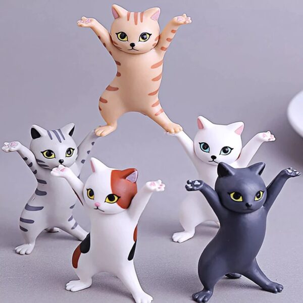 (5PCs) Magnetic Cute Dance Cat Multifunction Holders - Image 3