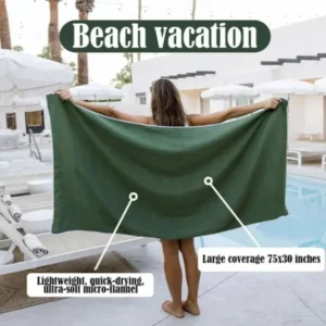 Outdoor Magnetic Quick-Drying & Sand-Proof Beach Towel