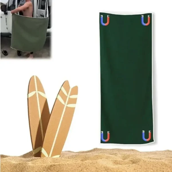 Outdoor Magnetic Quick-Drying & Sand-Proof Beach Towel - Image 3
