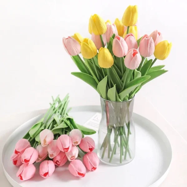 Real Touch Faux Tulips-10PCS