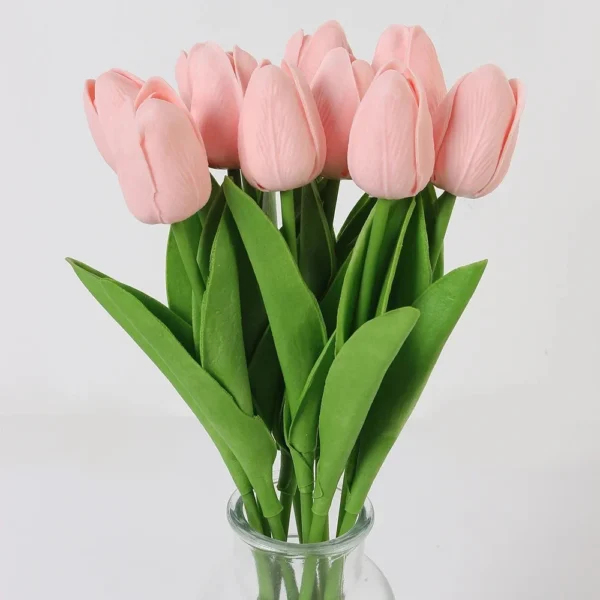 Real Touch Faux Tulips-10PCS - Image 6