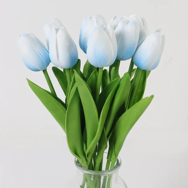Real Touch Faux Tulips-10PCS - Image 7