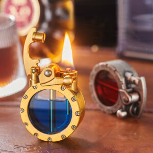 Retro Transparent Tank Metal Lighter