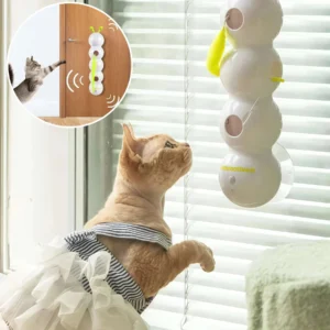 Smart Motion Cat Toy with Worm Design