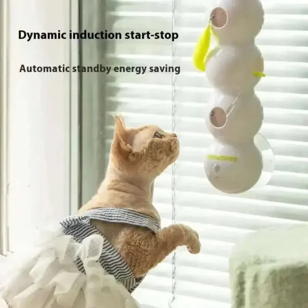 Smart Motion Cat Toy with Worm Design - Image 2