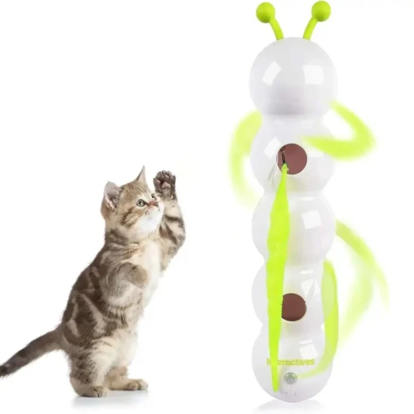 Smart Motion Cat Toy with Worm Design - Image 5