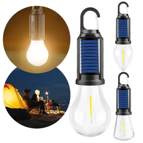 Solar Rechargeable Hooked Camping Light - Image 2
