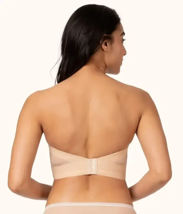 Women's Full Bust and Full Figure Strapless Longline Bra - Image 3