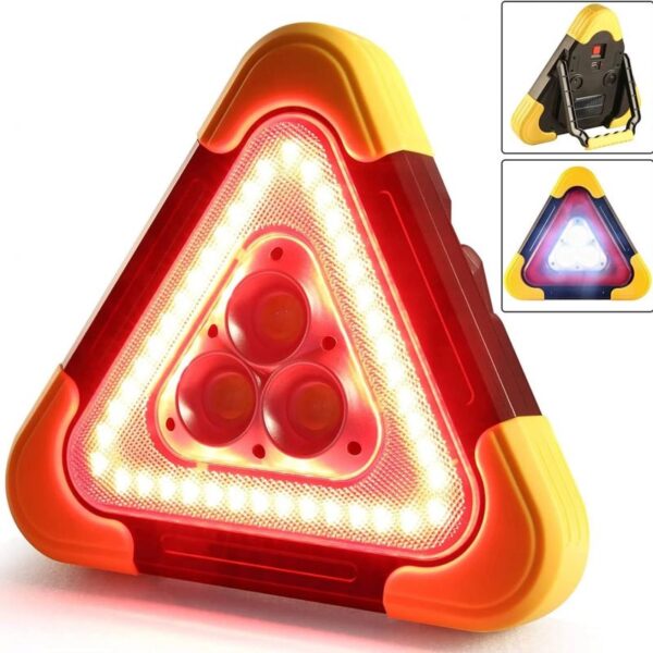 2-IN-1 Emergency Triangular Roadside Warning Light - Image 4