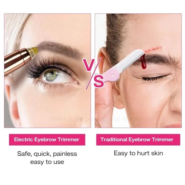 2-in-1 Painless Eyebrows Trimmer - Image 3