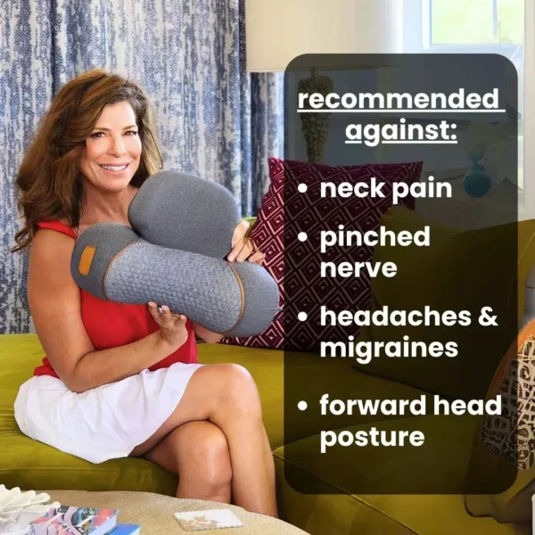 3-in-1 Neck Massager – Cervical Pillow with Heat, Vibration Massage & Neck Traction for Spine Support & Relaxation - Image 2