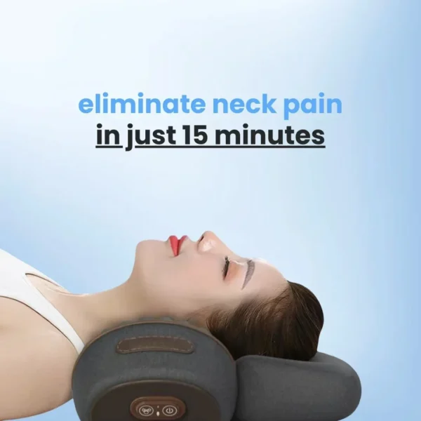 3-in-1 Neck Massager – Cervical Pillow with Heat, Vibration Massage & Neck Traction for Spine Support & Relaxation - Image 4