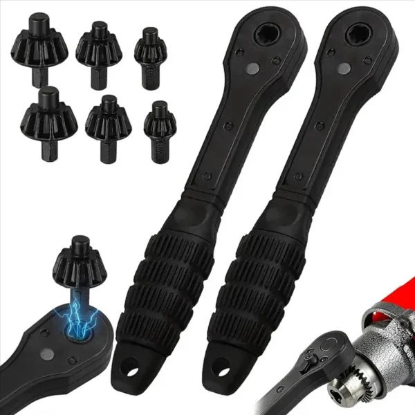 3-in-1 Ratcheting Drill Chuck Key - Image 2