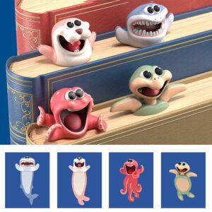 3D WACKY BOOKMARK