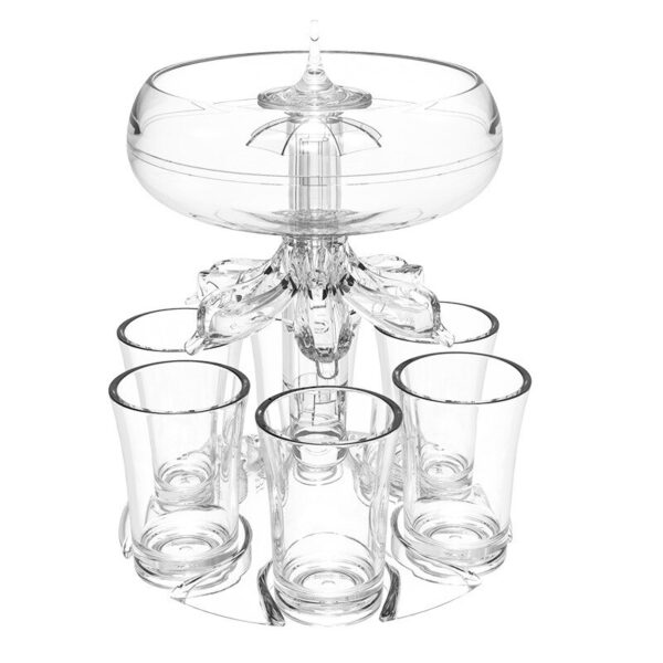 6 Shot Glass Dispenser and Holder - Image 3