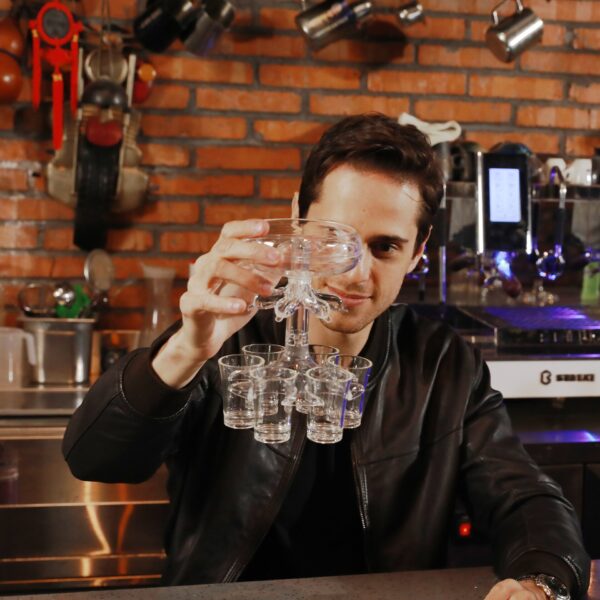 6 Shot Glass Dispenser and Holder - Image 4