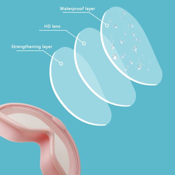 Anti-Fog UV Protection Swimming Glasses With Earplugs - Image 4