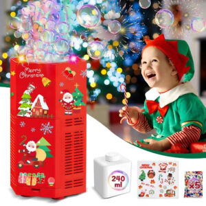 Festive Christmas Bubble Toy Mini Stand – Holiday Fun for Kids & Parties