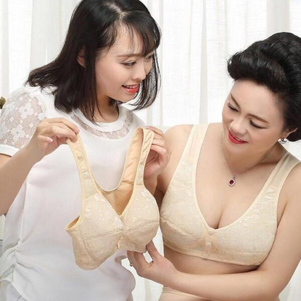 Cotton Front Closure Bra - Image 2