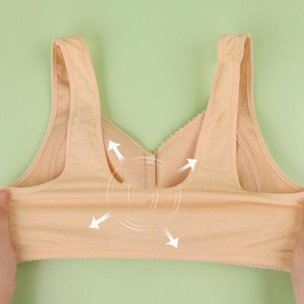 Cotton Front Closure Bra - Image 4