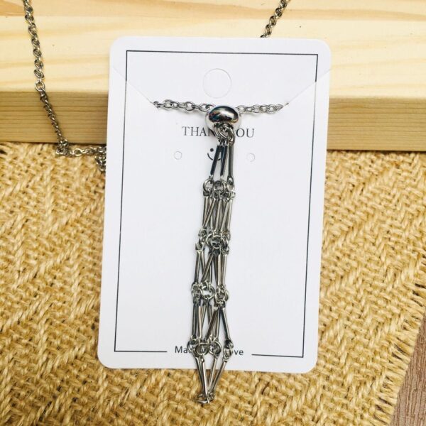 Crystal Stone Holder Necklace - Image 6