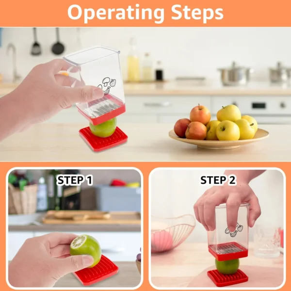 Cup Slicer-Fruit & Vegetable Fast Cutting Slicer - Image 3