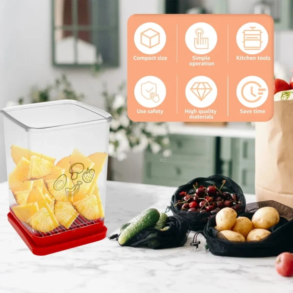 Cup Slicer-Fruit & Vegetable Fast Cutting Slicer - Image 4
