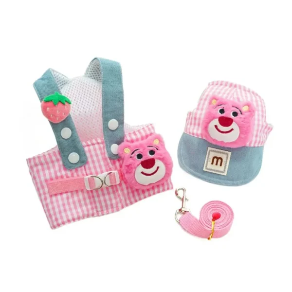 Cute Pet Outfit Set – 3-in-1 Harness, Leash & Cap - Image 6