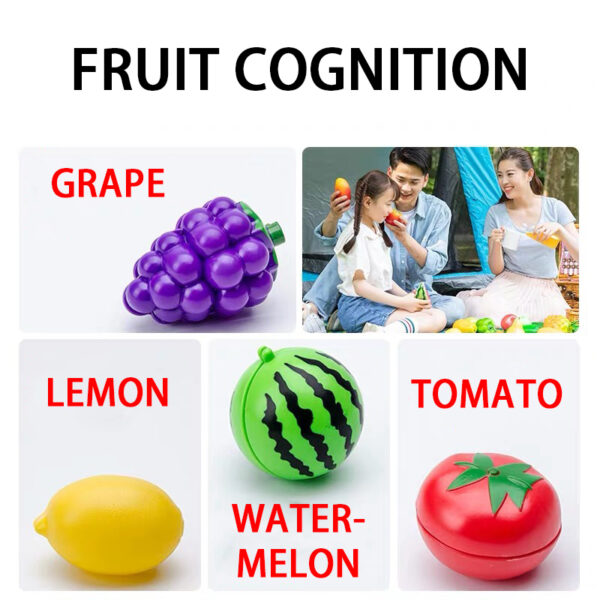 Cutting Play Food Toy for Kids Kitchen