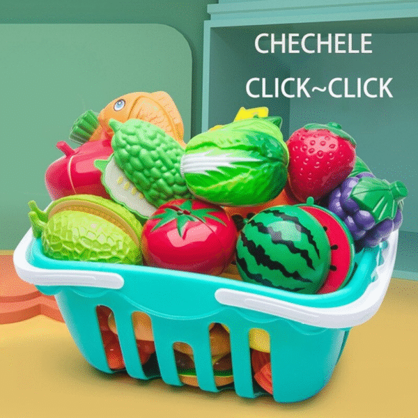 Cutting Play Food Toy for Kids Kitchen - Image 3