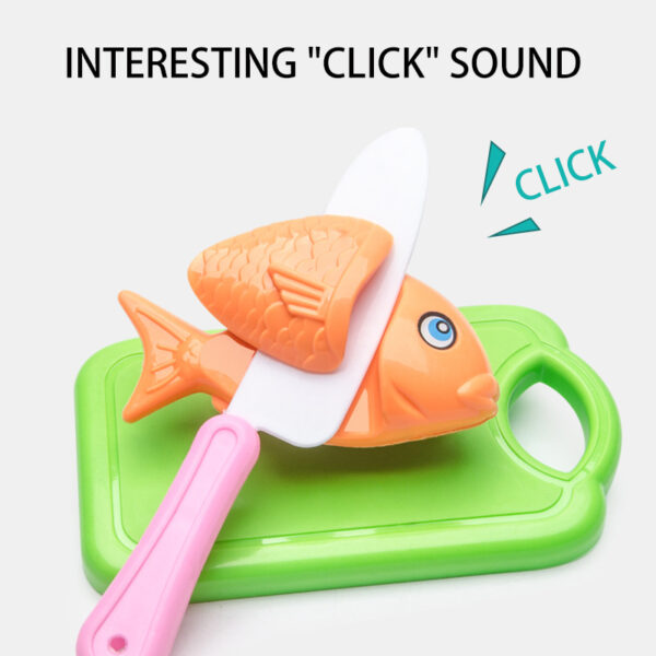 Cutting Play Food Toy for Kids Kitchen - Image 4
