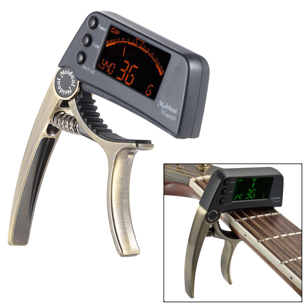 DUAL-USE GUITAR CAPO TUNER WITH LCD DISPLAY - Image 3