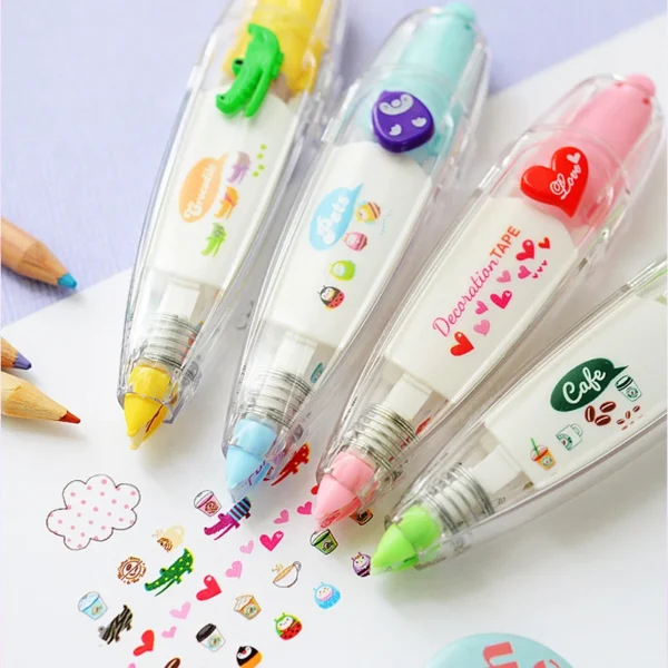 Decorative Sticker Pen-4pcs