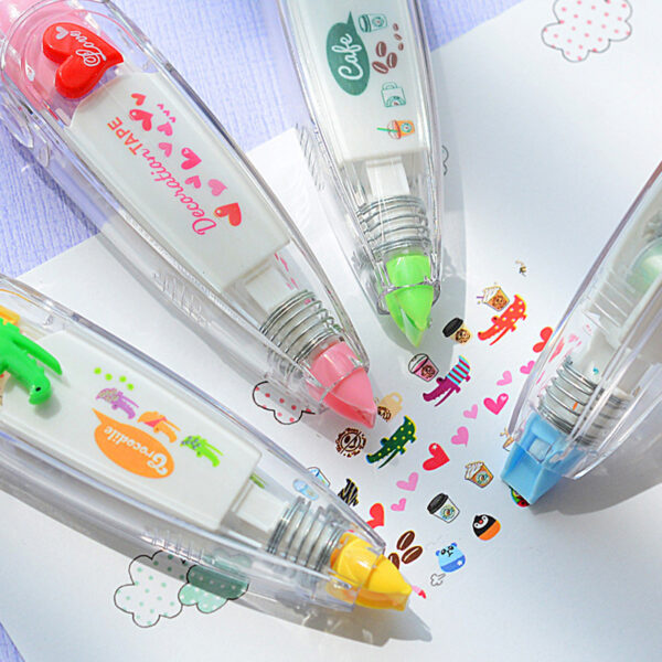 Decorative Sticker Pen-4pcs - Image 3
