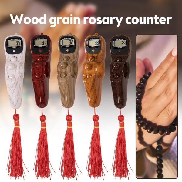 Hand Counter Portable Digital Beads Counter Led Digital Electronic Rosary Beads
