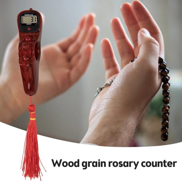 Hand Counter Portable Digital Beads Counter Led Digital Electronic Rosary Beads - Image 5