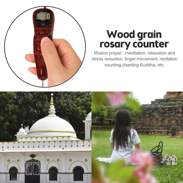 Hand Counter Portable Digital Beads Counter Led Digital Electronic Rosary Beads - Image 6