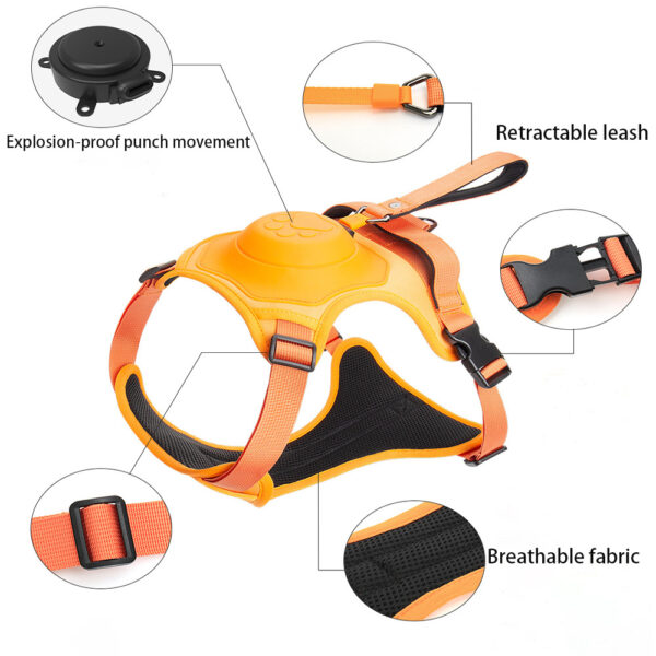Dog Harness and Retractable Leash Set All-in-One - Image 3