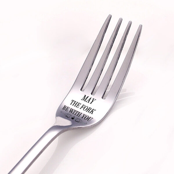 Engraved Fork- I Forking Love You - Image 3