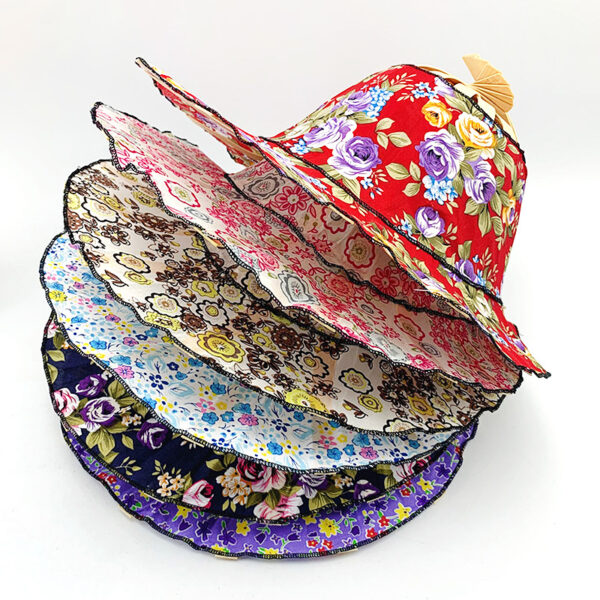 Fashionable Bamboo Fan Hat - Image 4