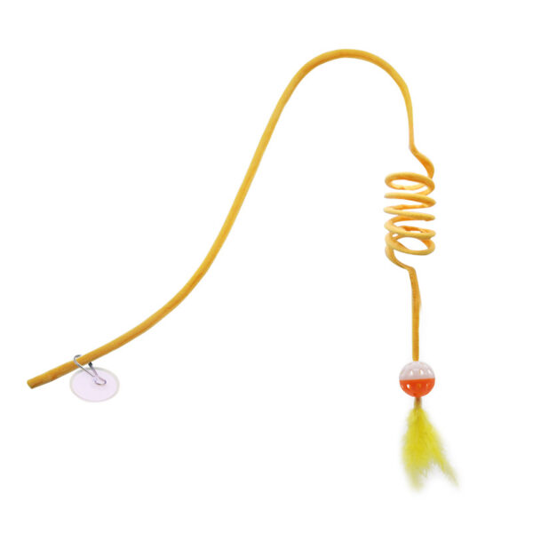 Hanging Spring Plush Ball Cat - Image 3