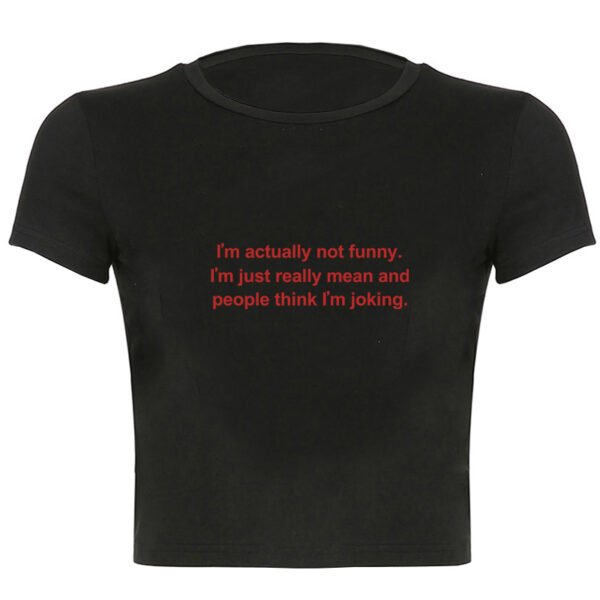 I'm Actually Not Funny T-Shirt - Image 2