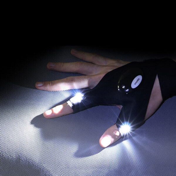 LED Gloves with Waterproof Lights - Image 2
