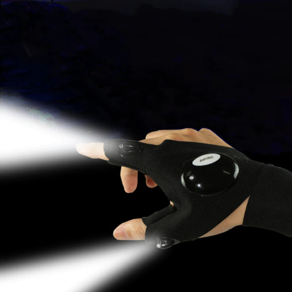 LED Gloves with Waterproof Lights - Image 3