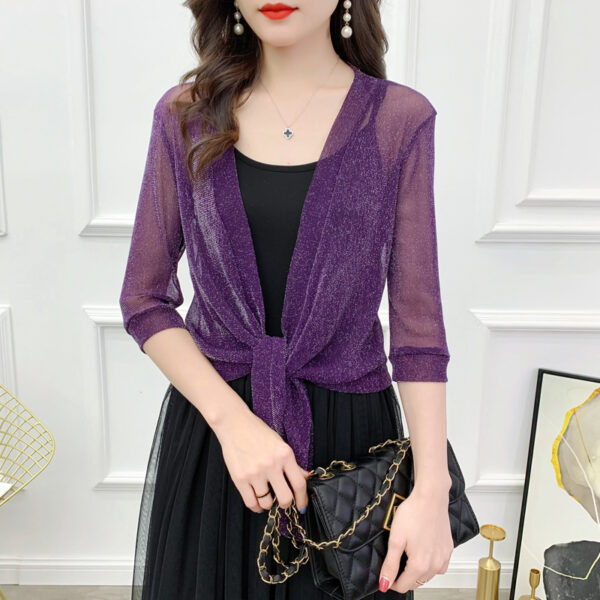 Lace Allure Women's Cover-Up Top - Image 4